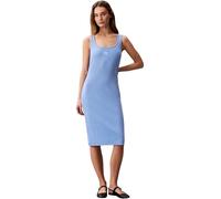 Calvin Klein SL Baby Rib Woven Label Square N Lv047f257g Robes Femme