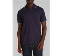 Calvin Klein Slim Fit Stretch Pique Tipping Polo Night Sky Taille: L | Polos Outlet | Homme | Le Noir
