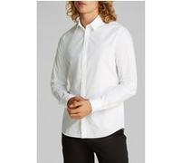 Calvin Klein Slim Stretch Shirt Bright White Taille: M | Casual chemises Outlet | Homme | Blanche