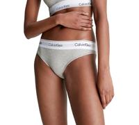Calvin Klein Slip Brésilien Femme Coton Stretch, Gris (Grey Heather), L