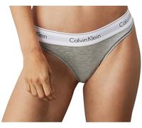 Calvin Klein Slip Brésilien Femme Coton Élasthanne, Gris (Grey Heather), XL