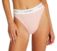 Calvin Klein Slip Brésilien Femme High Leg avec Ceinture Emblématique, Rose (Buff Pink), XL