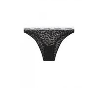 Calvin Klein Underwear String noir / blanc cassé, Taille M