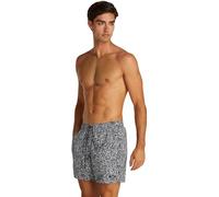 Calvin Klein Slip de Bain Homme Medium Drawstring-Print avec Logo, Multicolore (Black Granite AOP), S