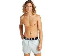 Calvin Klein Slip de Bain Homme Short avec Ceinture Emblématique, Gris (Moonlight Jade), L