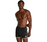 Calvin Klein Slip de Bain Homme Short Runner avec Cordon de Serrage, Noir (Pvh Black), L