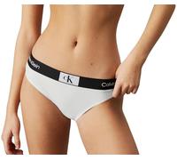 Calvin Klein Slip Femme Bikini Coton Stretch, Blanc (White), S