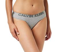 Calvin Klein Slip Femme Bikini Coton Stretch, Gris (Grey Heather), S