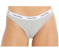 Calvin Klein Slip Femme Bikini Coton Stretch, Gris (Grey Heather), XL