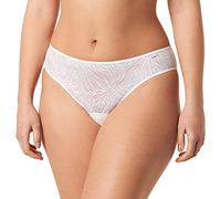 Calvin Klein Slip Forme Bikini Femme avec Élasthanne, Blanc (White), XL