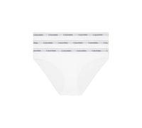 Calvin Klein Slip Femme CK, Lot de 3 caleçons élastiques Visibles, Coton Stretch Article QD5207E