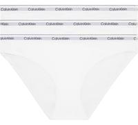 Calvin Klein Lot de 3 slips bikini Coton stretch Blanc S Femme