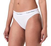 Calvin Klein Slip Femme High Leg avec Ceinture Emblématique, Blanc (White), S