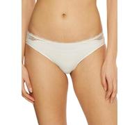 Calvin Klein Slip Forme Bikini Femme avec Dentelle, Blanc (Ivory), S