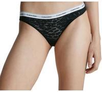 Calvin Klein Slip Forme Bikini Femme avec Dentelle, Noir (Black), M