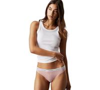 Calvin Klein Slip Forme Bikini Femme avec Dentelle, Rose (Subdued), S