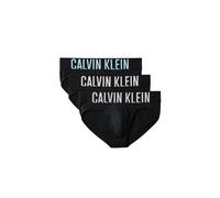 Calvin Klein - Hip Brief 3 Pack - Homme - Sous-vêtements - Noir - Taille: XL