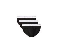 Slip Calvin Klein Hip noir pur blanc (3 unités) - M