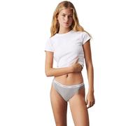 Calvin Klein Slips Forme Bikini Lot de 5 Femme Low-Rise sous-Vêtement, Multicolore (Grymrn/Gry HTR/PLN Air/Tropsphr/Ink), XL