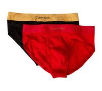CALVIN KLEIN slips homme lot de 2 slips élastique visible avec logo coton stretc