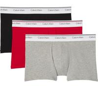 Calvin Klein Slips Lot de 3 Homme Balance avec Ceinture Emblématique, Multicolore (Faded Denim/Bold Track Logo/Shorel), XL