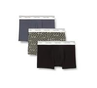 Calvin Klein Slips Lot de 3 Homme Balance avec Ceinture Emblématique, Multicolore (Faded Denim/Bold Track Logo/Shorel), L