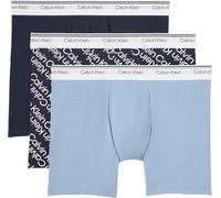Calvin Klein Slips Lot de 3 Homme Balance avec Ceinture Emblématique, Noir (Black), S