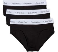 Calvin Klein Slips Lot de 3 Homme Coton-Élasthanne, Noir (Black), XS