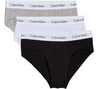 Calvin Klein - Slip Cadera - Lot de 3 - Blanc/Noir/Gris - Taille M Homme