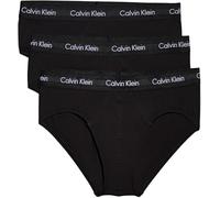Calvin Klein Slips Lot de 3 Homme sous-Vêtement, Noir (Black W Black WB), XS