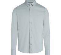 Calvin Klein Smooth Cotton Slim Overhemp Gris - Grand L