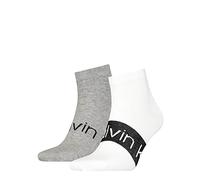 Calvin Klein Sneaker Chaussettes, Blanc, 39/42 (Lot de 2) Homme