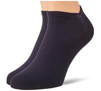 Calvin Klein Sneaker Chaussettes, Bleu Marine, 43/46 (Lot de 2) Homme