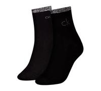 Calvin Klein Socks Shiny Logo, Chaussette aux femmes, Black,