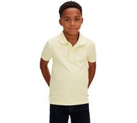 Calvin Klein Solid Polo Lvcksjb29b S/S, Yellow (French Vanilla 12-0722 TCX), 12 Ans Garçon