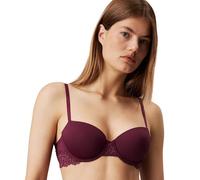 Calvin Klein Soutien-Gorge Balconnet Femme Lightly Lined Stretch, Rouge (Mauve Wine), 80A