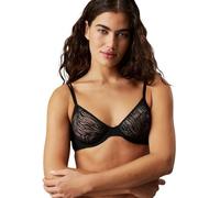 Calvin Klein Soutien-Gorge Balconnet Femme Unlined à Armatures, Noir (Black), 90D