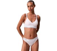 Calvin Klein Soutien-Gorge Brassière Femme Lightly Lined Basque Élastique, Blanc (White), M