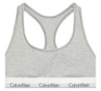 Calvin Klein Brassière femme non doublée — ceinture emblématique — gris (Grey Heather) M