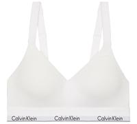 Calvin Klein Brassière Femme Lift avec basque emblématique Blanc XS