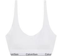 Calvin Klein Brassière Femme Lightly Lined avec Basque Élastique, Blanc (White), L