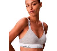 Calvin Klein Soutien-Gorge Brassière Femme Lightly Lined Basque Élastique, Gris (Grey Heather), XL