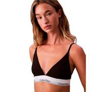 Calvin Klein Soutien-Gorge Triangle Femme Unlined avec Basque Élastique, Noir (Black), M