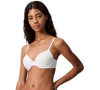 Calvin Klein Soutien-Gorge Pigeonnant Femme Lightly Lined Réglable, Blanc (White), 85E