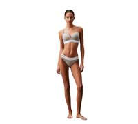 Calvin Klein Soutien-Gorge Push-Up Femme Plunge à Armatures, Gris (Grey Heather), 80B