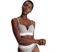 Calvin Klein Soutien-Gorge Push-Up Femme Plunge à Armatures, Gris (Grey Heather), 90B