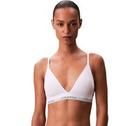 Calvin Klein Soutien-Gorge Triangle Femme Lightly Lined avec Basque Élastique, Blanc (White), L