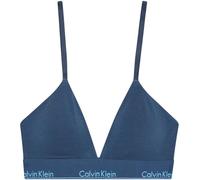 Calvin Klein Soutien-Gorge Triangle Femme Lightly Lined avec Basque Élastique, Bleu (Dark Denim), XXS