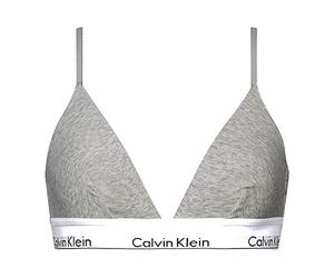 Calvin Klein Soutien-Gorge Triangle Femme Rembourré, Gris (Grey Heather), XL
