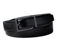 Calvin Klein Square Buckle Smooth Belt Black/dark Brown/matte Gunme Taille: 90 | Ceintures Outlet | Homme | Le Noir